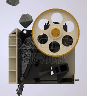 鄂式破碎機整機結構圖